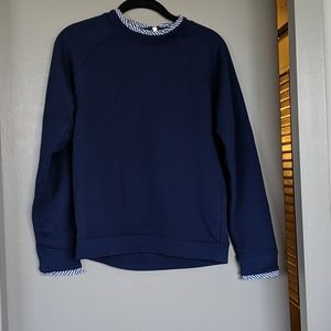 JCrew Factory sweatshirt w/ gold zipper